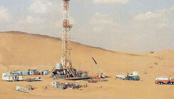 حفر آبار في منطقة فكيك
