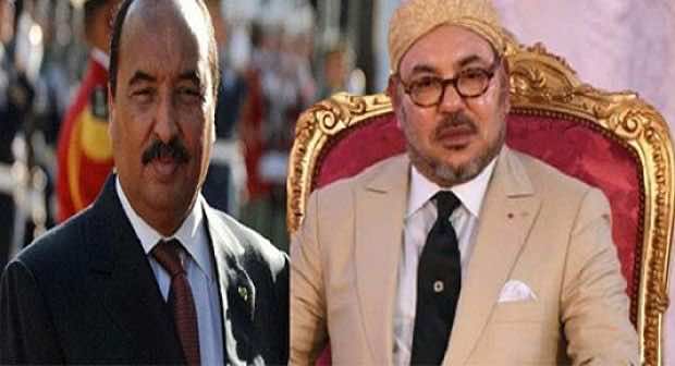 الملك محمد السادس والرئيس الموريتاني