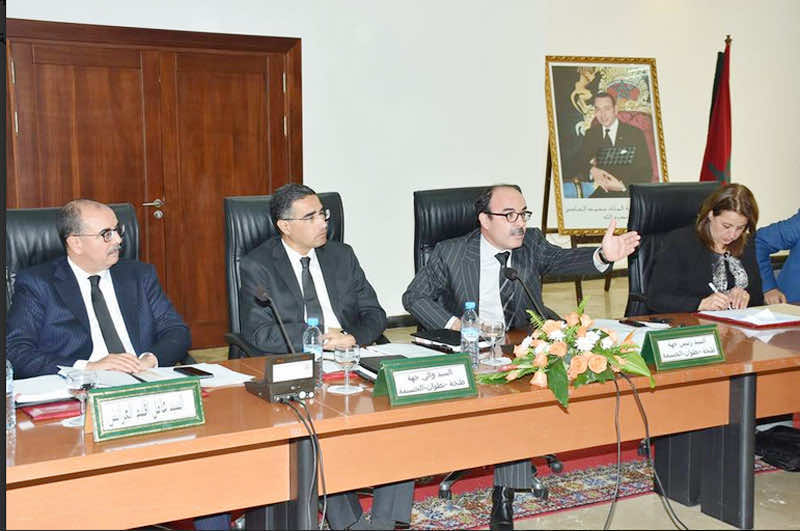 العماري خلال انعقاد الدورة الاستثنائية لمجلس جهة طنجة تطوان الحسيمة