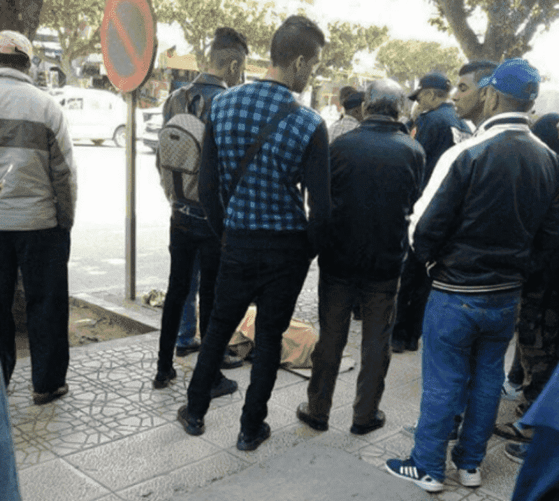 مسن يلفظ أنفاسه الأخيرة بالشارع العام وسط القنيطرة