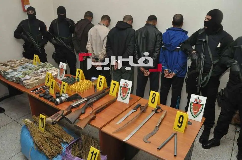 صورة أرشيفية لعصابة تم تفكيكها