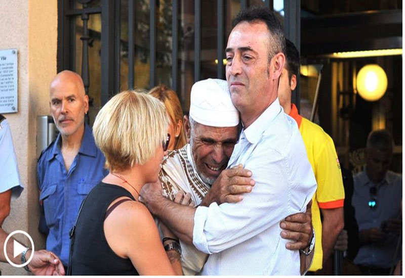 صورة معجزة بعد اعتداء برشلونة