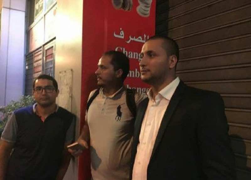 صورة الصحفيين المعتدى عليهم