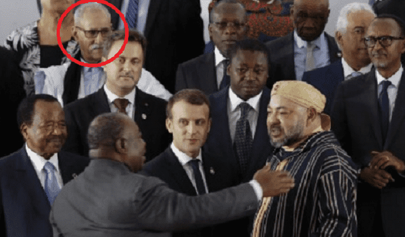 الملك محمد السادس وزعيم البوليساريو