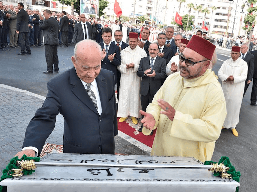 عبد الرحمان اليوسفي والملك محمد السادس