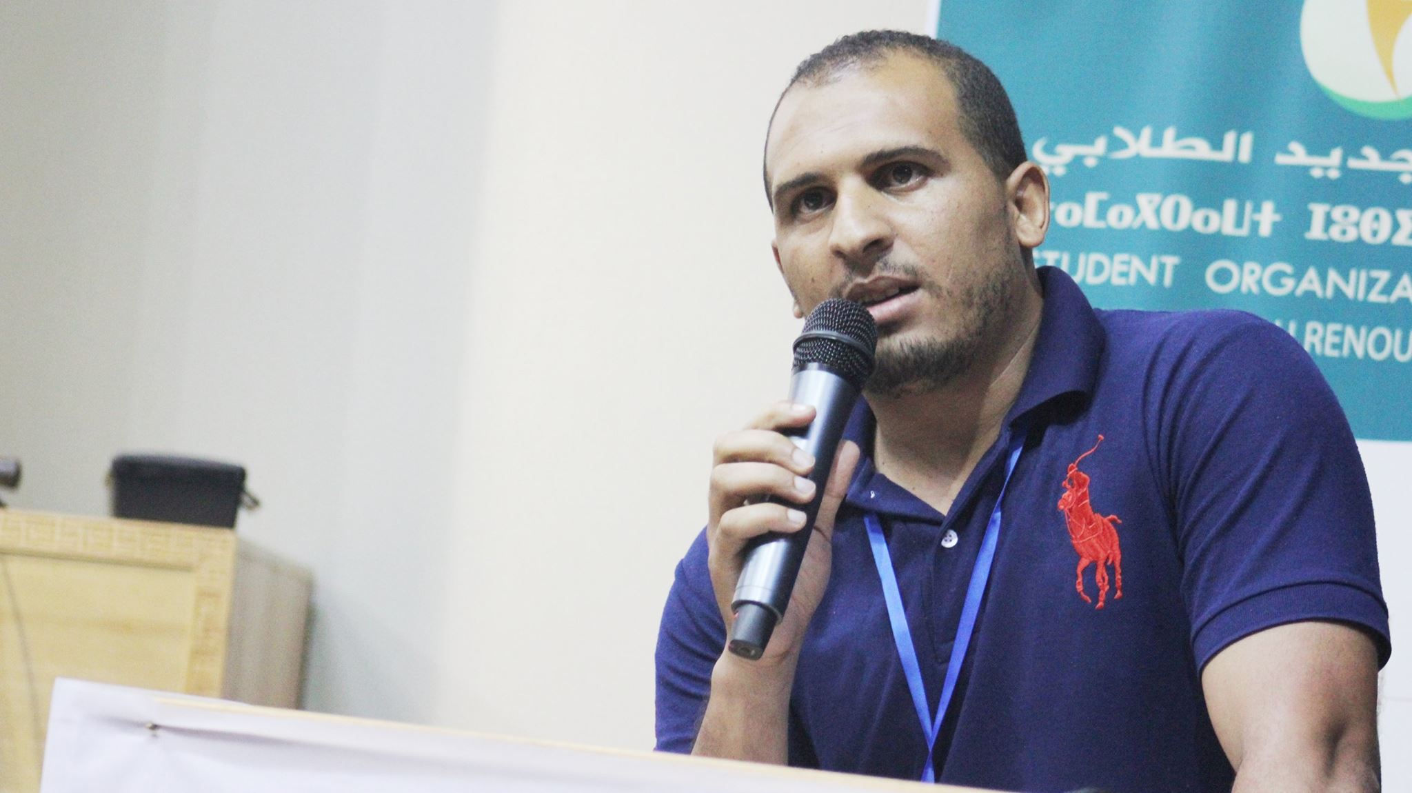 احمد الحارتي رئيس منظمة التجديد الطلابي