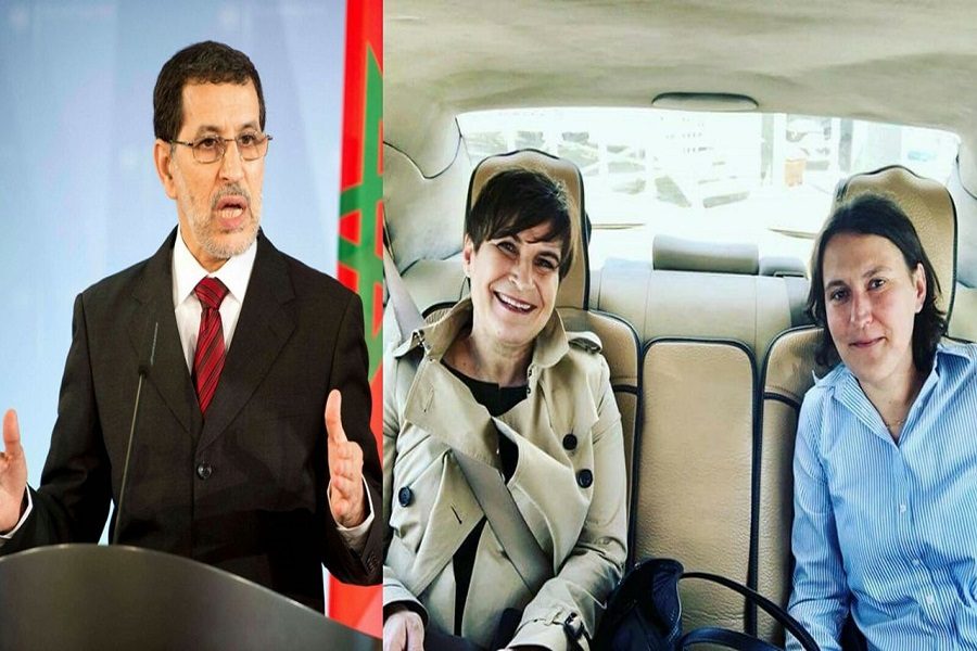 صورة تجمع بين البرلمانية الاروبية والوزيرة الهولندية السابقة والعثماني
