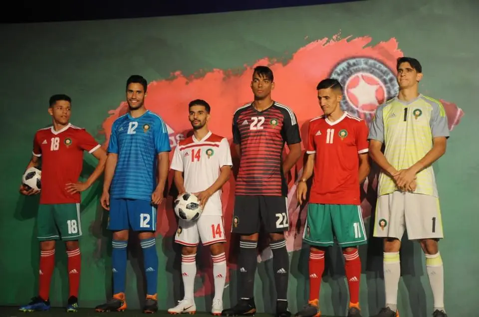الكشف عن أقمصة "أسود الأطلس" لمونديال روسيا