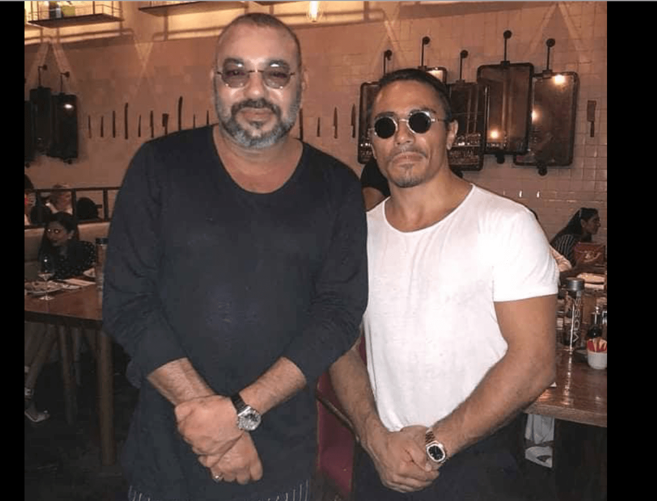 الملك محمد السادس رفقة الطاهي التركي الشهير نصرت غوكشيه