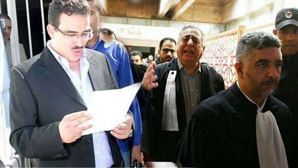 صورة مركبة بين بوعشرين ودفاعه