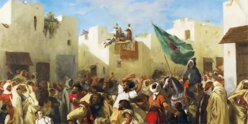 اللوحة المغربية لأوجين دولاكروا"