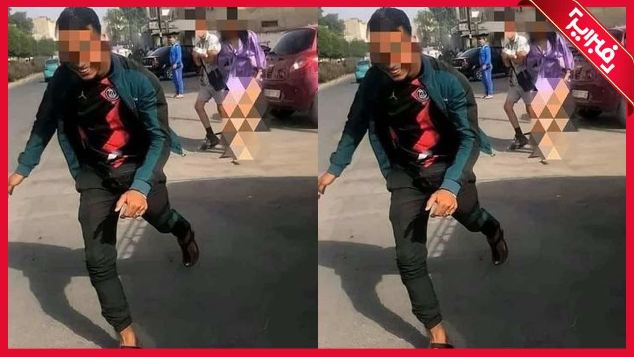 الشاب المعتدي على صاحبة التنورة