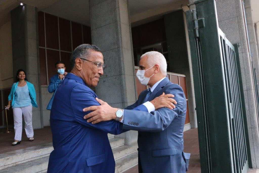 لقاء وزير الصحة والحماية الاجتماعية خالد ايت الطالب مع الميلودي موخاريق