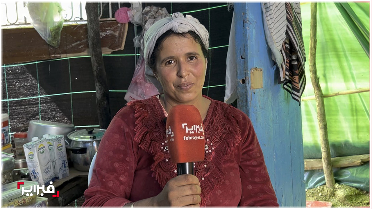 سيدة ناجية من الزلزال