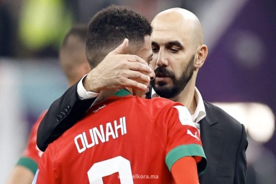 وليد الركراكي وعز الدين أوناحي