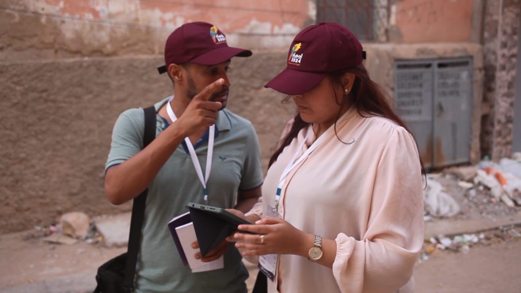 جانب من عملية الإحصاء