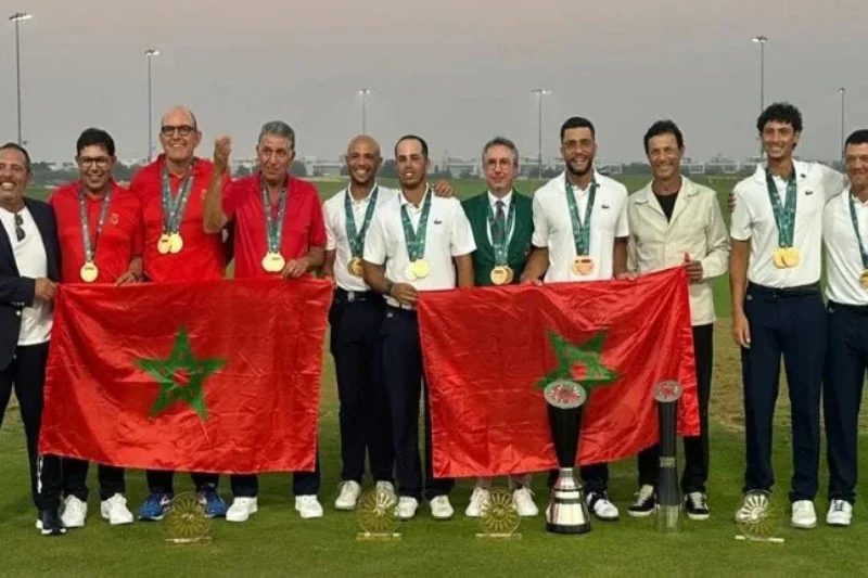 المنتخب المغربي يتألق في البطولة العربية للغولف ويحقق الثنائية