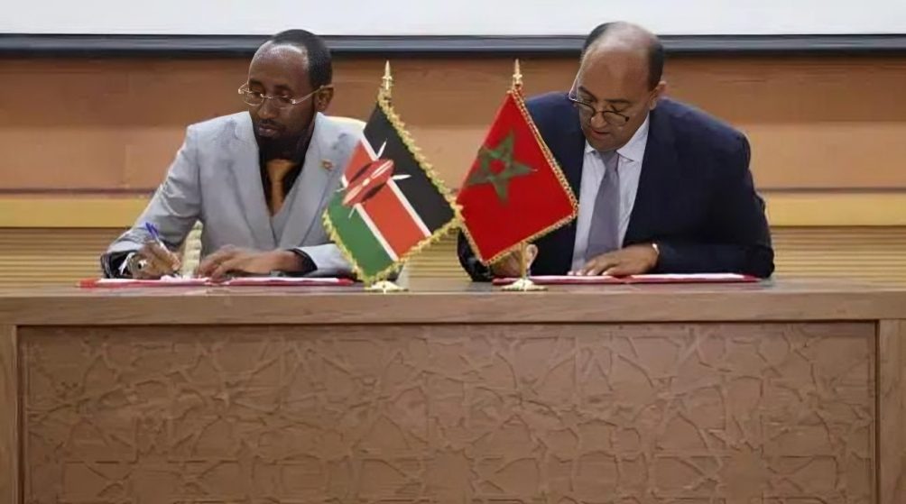 توقيع اتفاقية تعاون بين العيون ومانديرا الكينية