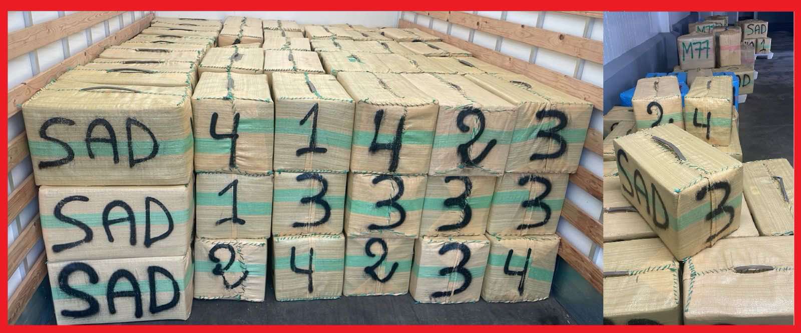 "توقيف مشتبهين وضبط 5.7 أطنان من الشيرا في عملية أمنية مكثفة" طنجة